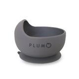 Plum Silicone Suction Duck Egg Bowl - Grey image 0