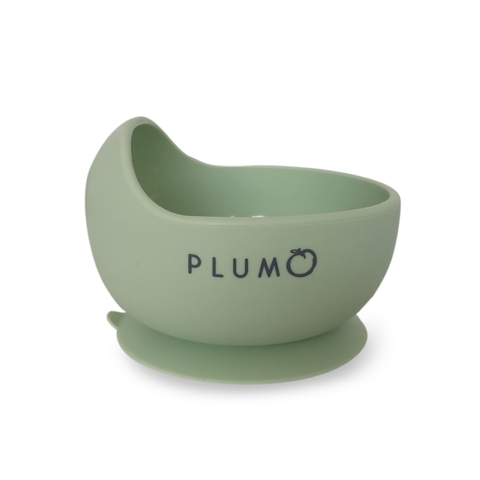 Plum Silicone Suction Duck Egg Bowl - Olive image 0 Large Image