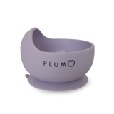 Plum Silicone Suction Duck Egg Bowl - Smokey Lilac image 0