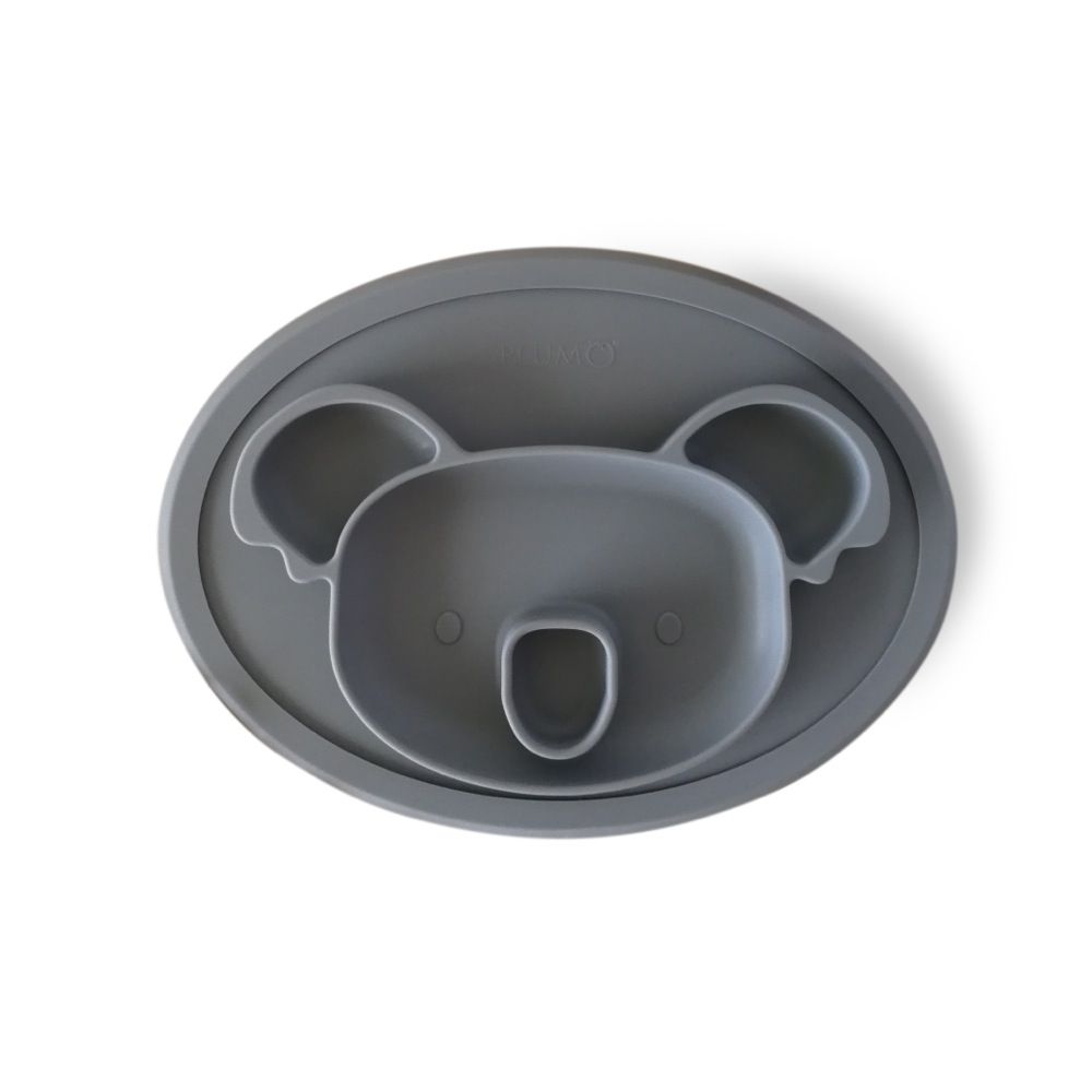 Plum Silicone Suction Plate for babies and kids