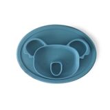 Plum Silicone Placemat Plate - Koala - Teal image 0