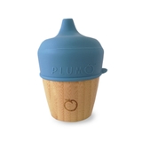 Plum Bamboo and Silicone Sippy Cup - Teal image 0