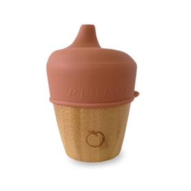 Plum Bamboo and Silicone Sippy Cup - Terracotta
