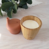 Plum Bamboo and Silicone Sippy Cup - Terracotta image 1