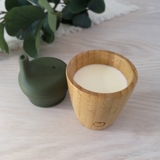 Plum Bamboo and Silicone Sippy Cup - Pesto image 1