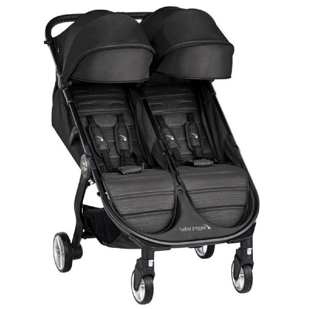 Baby Jogger Tour 2 Double Pitch Black Double Prams Baby Bunting AU