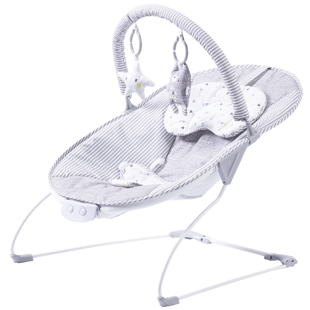 4Baby Snuggle Baby Bouncer Grey | Gifts under $100 | Baby Bunting AU