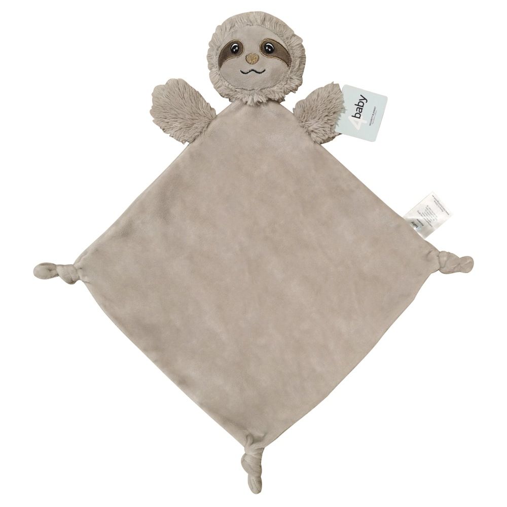 4Baby Security Blanket Sloth Taupe Security Blankets Baby