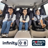 Mothers Choice Infinity 0-8 Years Carseat Black Sky image 4