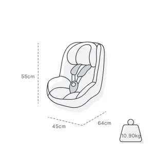 Mother's Choice Infinity Car Seat Black Sky