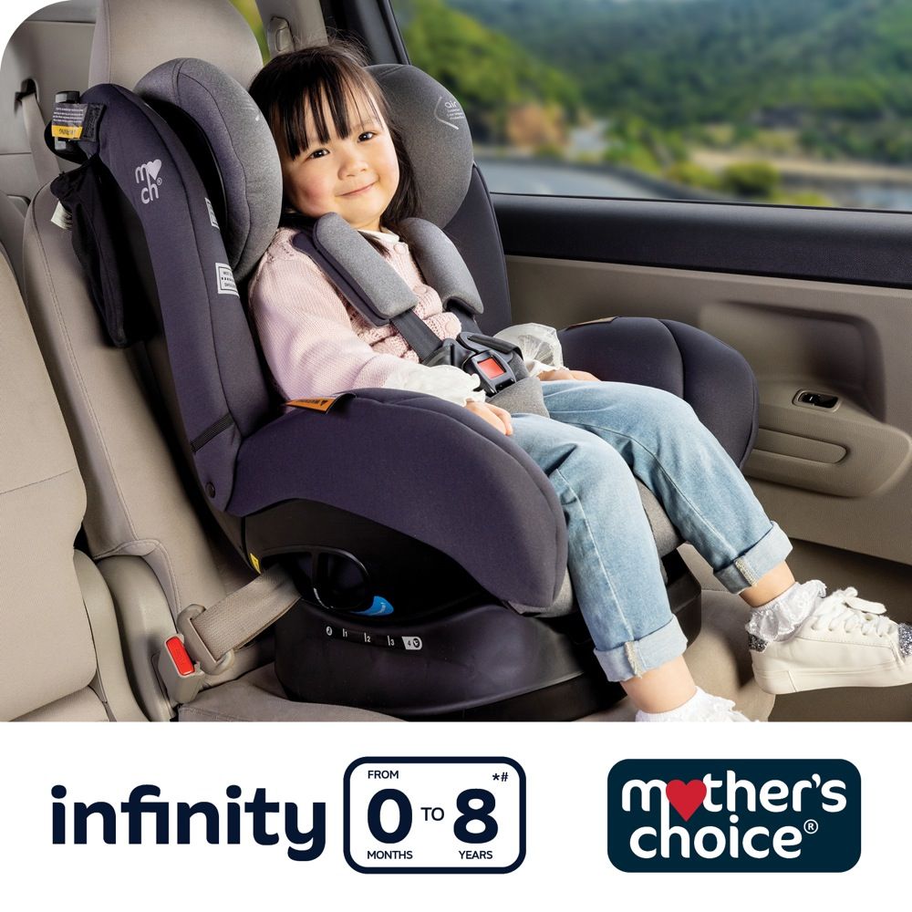 Mothers Choice Infinity 0 8 Years Carseat Astro Grey Online Only