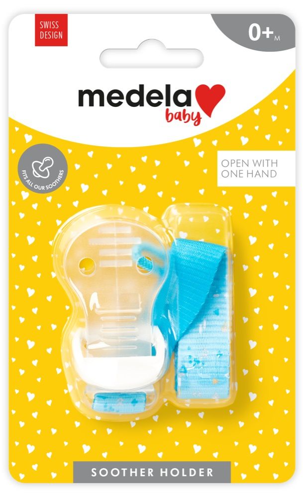 Medela Soother Holder - Boy | Soothers | Baby Bunting AU