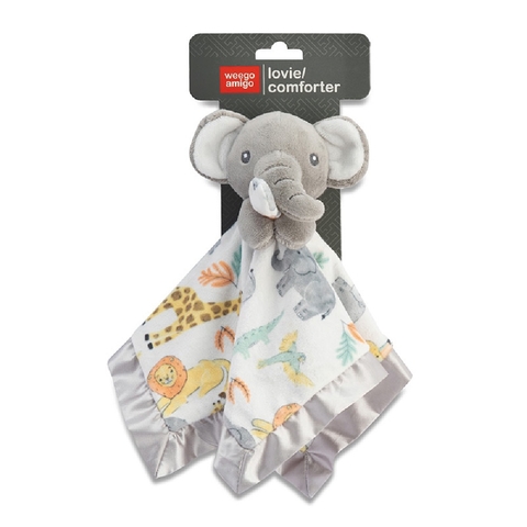 Weegoamigo Lovie Comforter Ernie Elephant image 0 Large Image