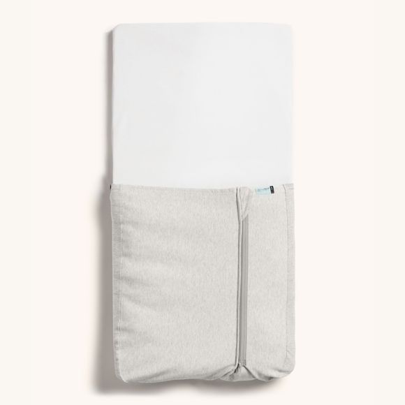 ergoPouch Cot Tuck Sheet 0.2/1.0 Tog Grey Marle