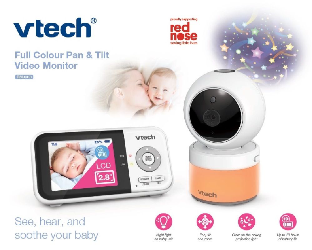 Vtech Video Baby Monitor Bm3800 Monitors Baby Bunting Au