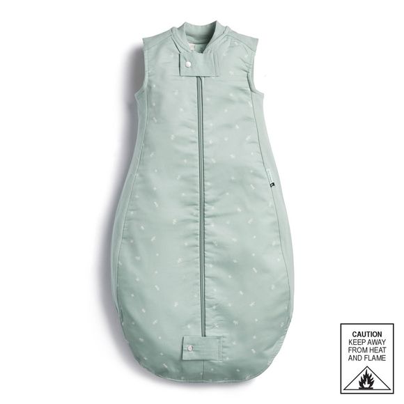 ergoPouch Sheeting Sleeping Bag 1.0 Tog Sage Size 2-4 Years
