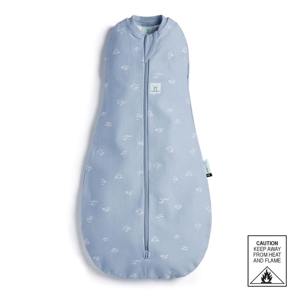 Ergopouch Cocoon 1.0 Tog Ripple 03 Months Swaddles Baby Bunting AU
