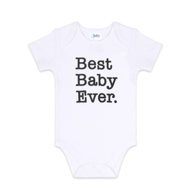 4Baby Slogan Bodysuit Best Baby