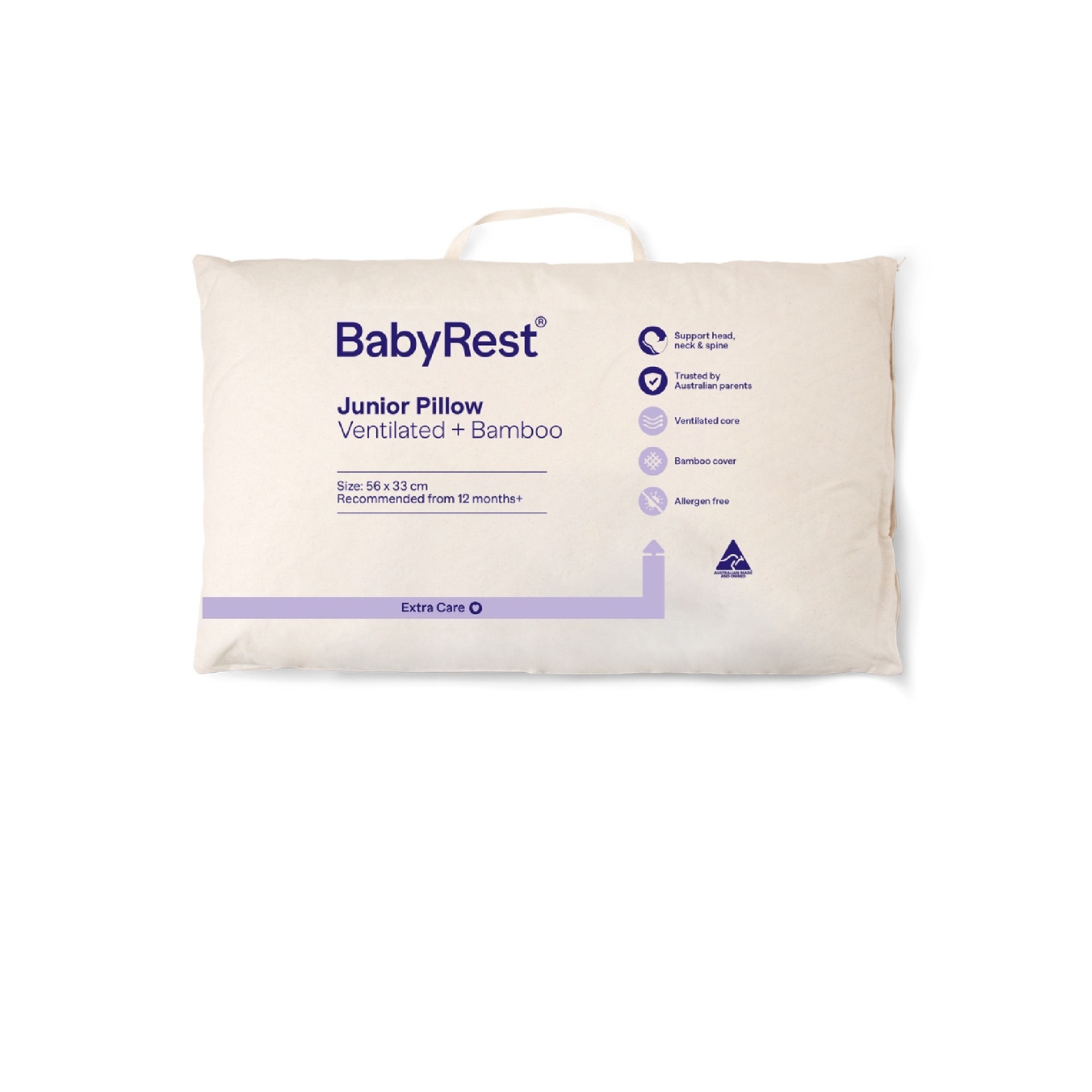 Babyrest Bamboo Pillow Cot & Pillows Baby Bunting AU