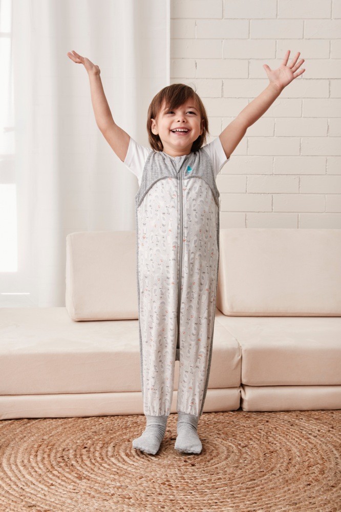 Love To Dream Sleep Suit 0.2 Tog Grey 2436 Months Light Weight