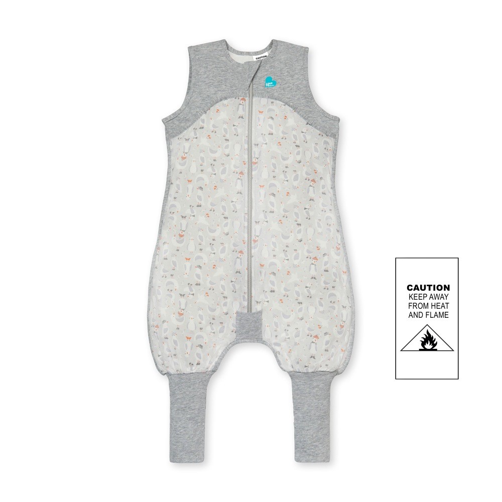 Love To Dream Sleep Suit 0.2 Tog Grey 3 Years | Light Weight Sleeping ...