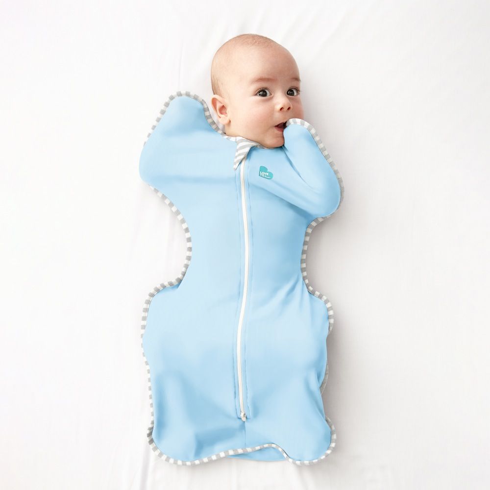 Love To Dream Swaddle Up Lite 0.2 Tog Light Blue Newborn Swaddles