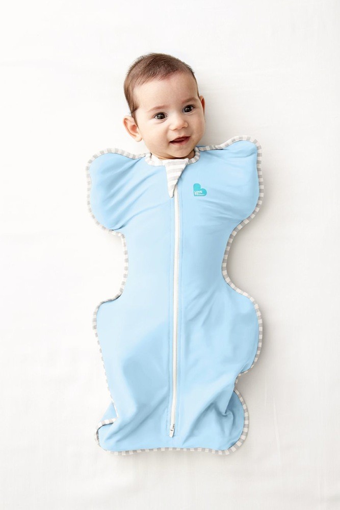 Love To Dream Swaddle Up Lite 0.2 Tog Light Blue Small | Swaddles ...