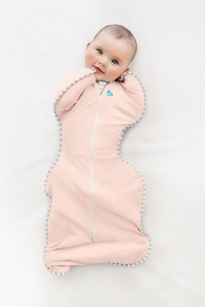 Love To Dream Swaddle Up Lite 0.2 Tog Light Pink Medium Swaddles Baby Bunting AU