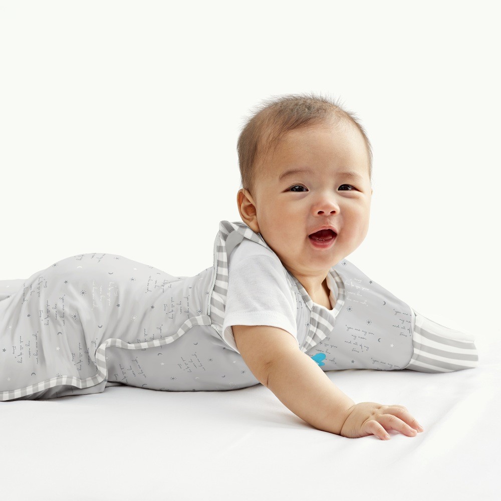 Love To Dream Swaddle Up Transition Bag Lite 0.2 Tog Grey Large