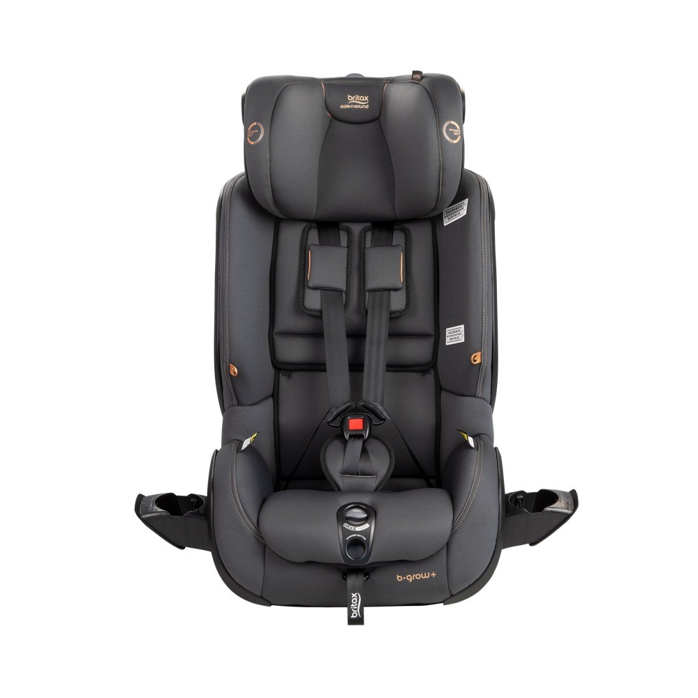 Britax Safe N Sound BGrow ClickTight+ Car Seat Grey Opal Harnessed