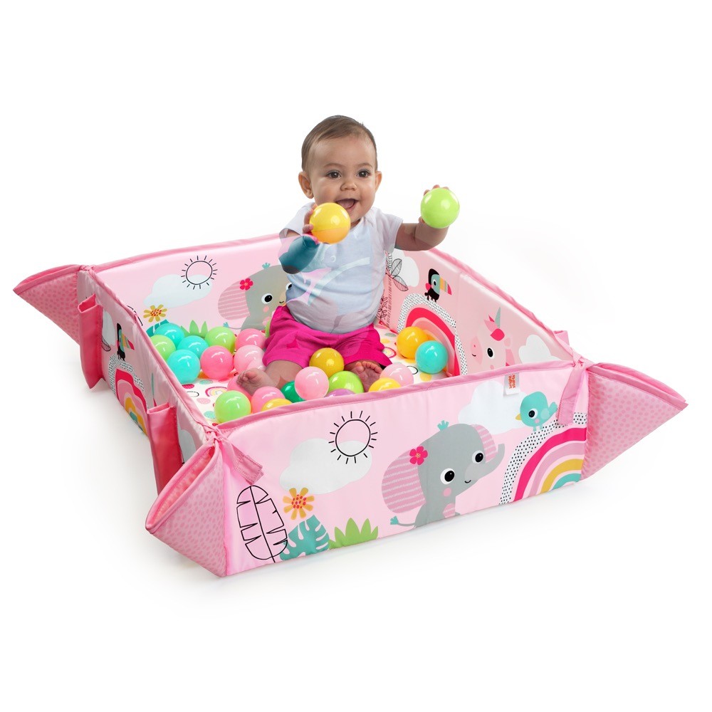 Bright Starts 5 in 1 Your Way Ball Play Activity Gym Ball Pit Rainbow Tropics Playgyms Baby Bunting AU