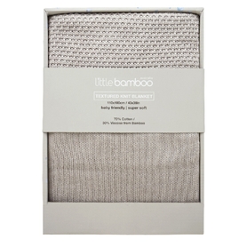 Little Bamboo Knit Blanket Oatmeal