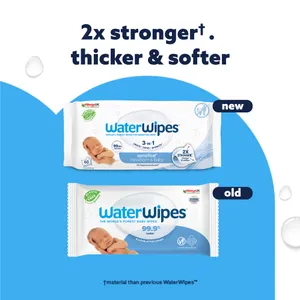 WaterWipes Newborn & Baby Sensitive Wipes 60 Pack