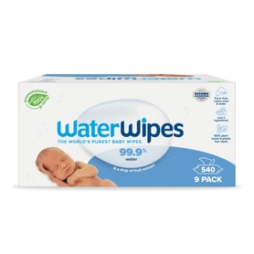 Waterwipes Biodegradable Baby Wipes 9x60 Pack