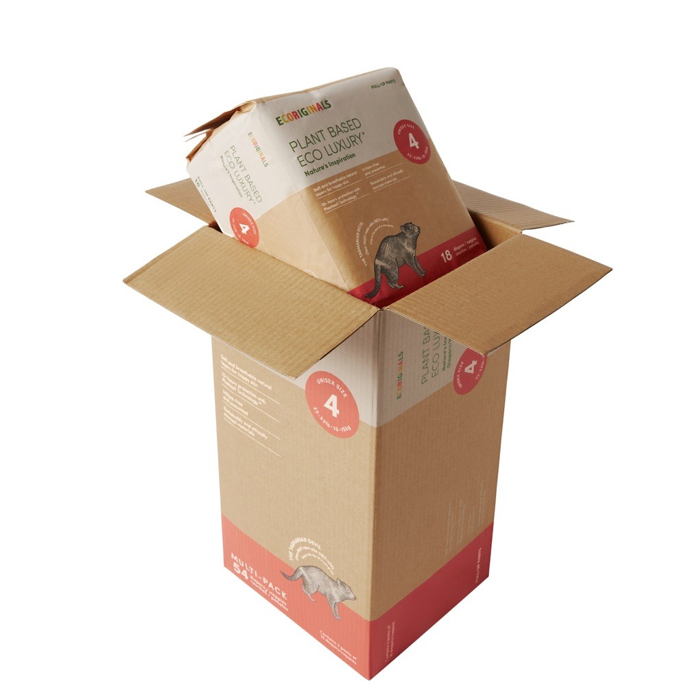 Ecoriginals Toddler Nappy Pants Size 4 54Pk Disposable Baby Bunting NZ