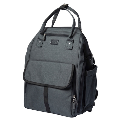 Latasche Urban Nappy Backpack - Charcoal with Black Trim image 0 Large Image