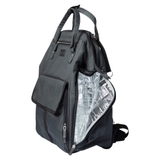 Latasche Urban Nappy Backpack - Charcoal with Black Trim image 3