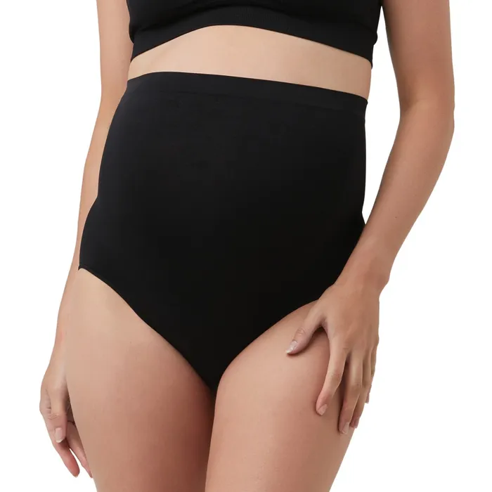 Ripe Maternity Seamless Briefs - Black - Small