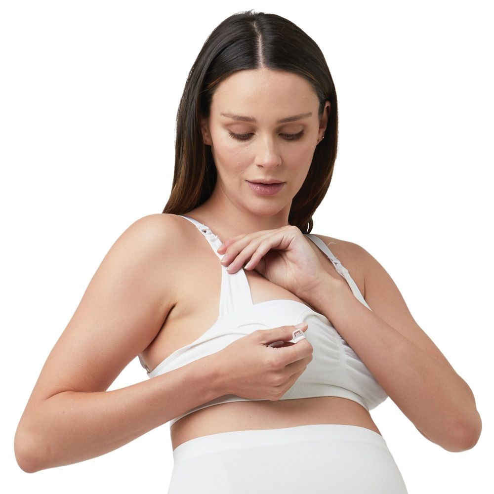 Seamless Nursing Bra Natural