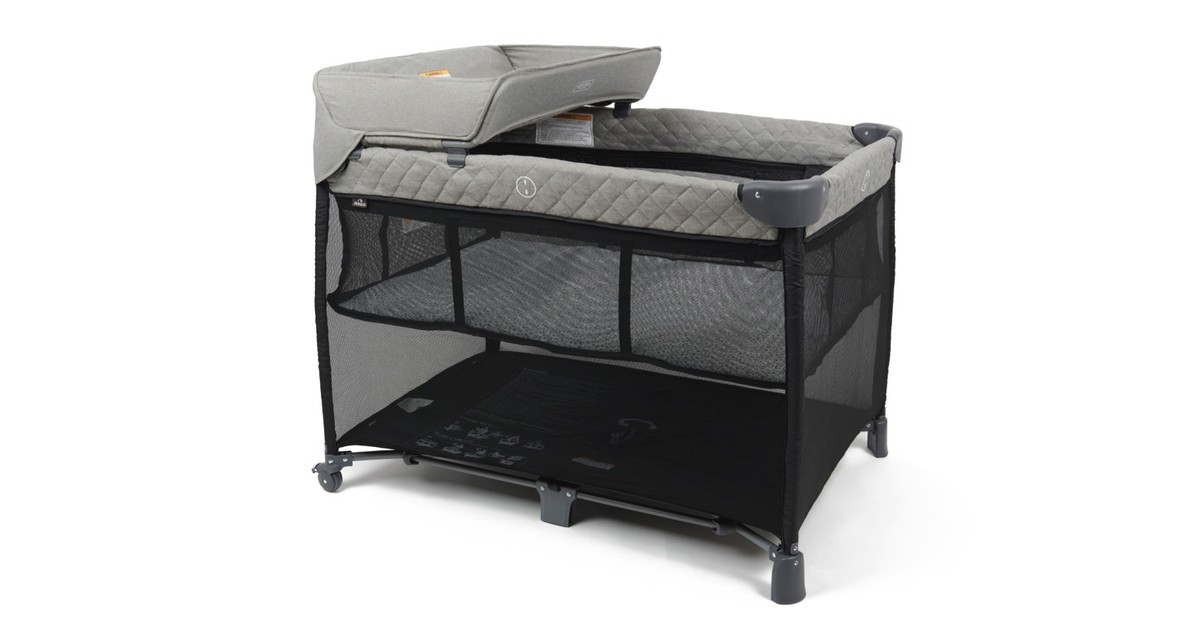 Jengo Voyager 3 in 1 Portacot Black | Baby Bunting AU