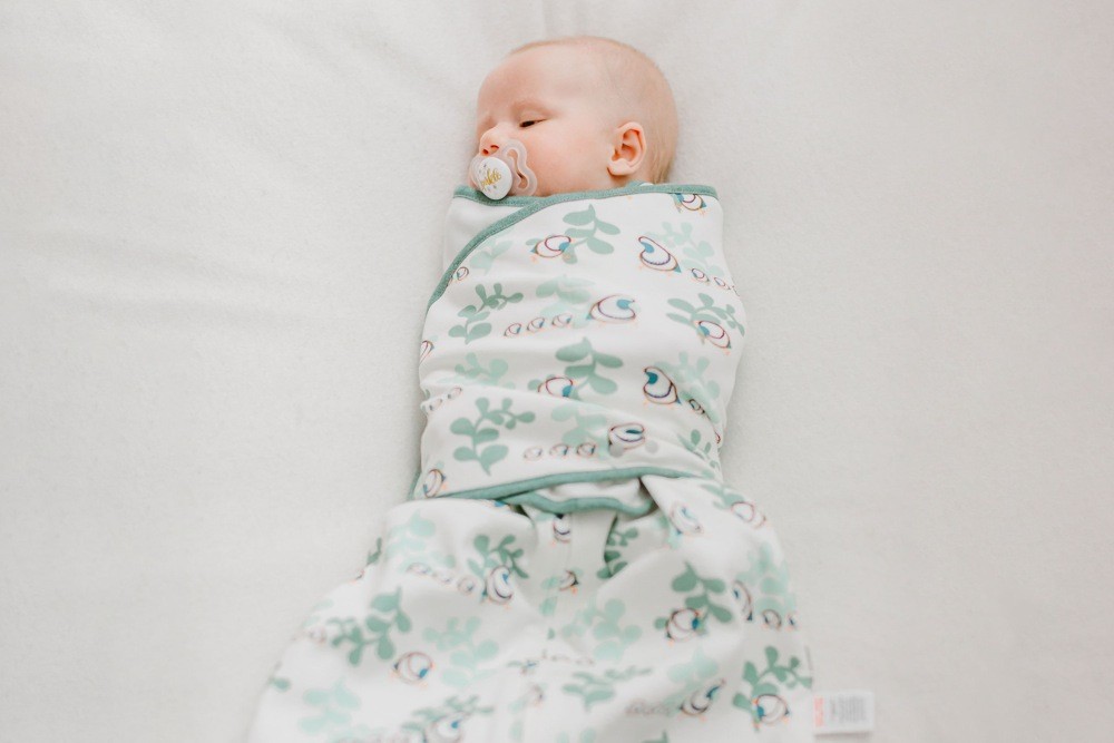 Nest Design Organic Swaddle Sleeping Bag 1.0 Tog A Quail Tale Too Small