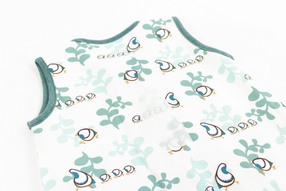 Nest Design Organic Swaddle Sleeping Bag 1.0 Tog A Quail Tale Too Small