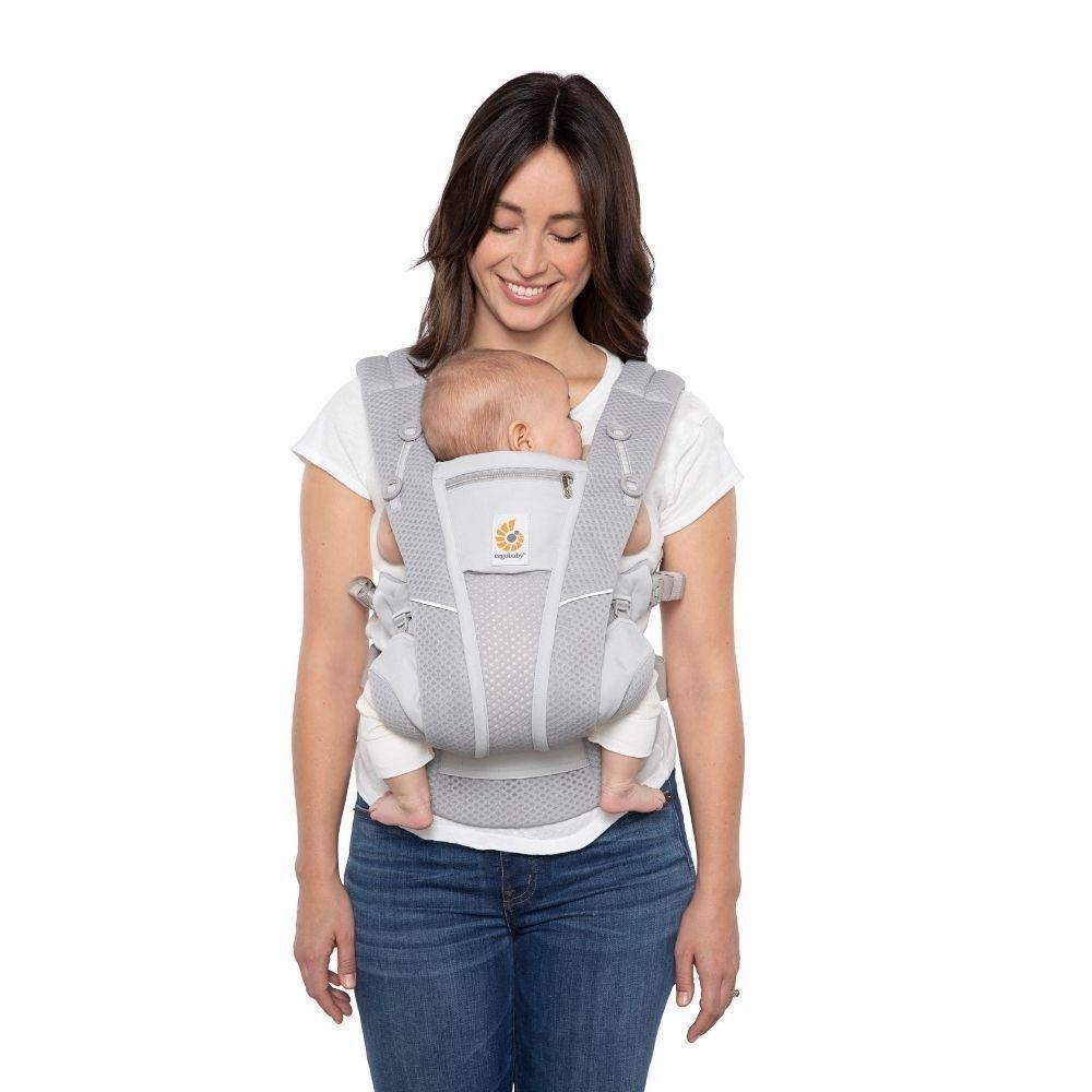 Ergobaby Omni Breeze Carrier Pearl Grey Baby Carriers Baby Bunting AU