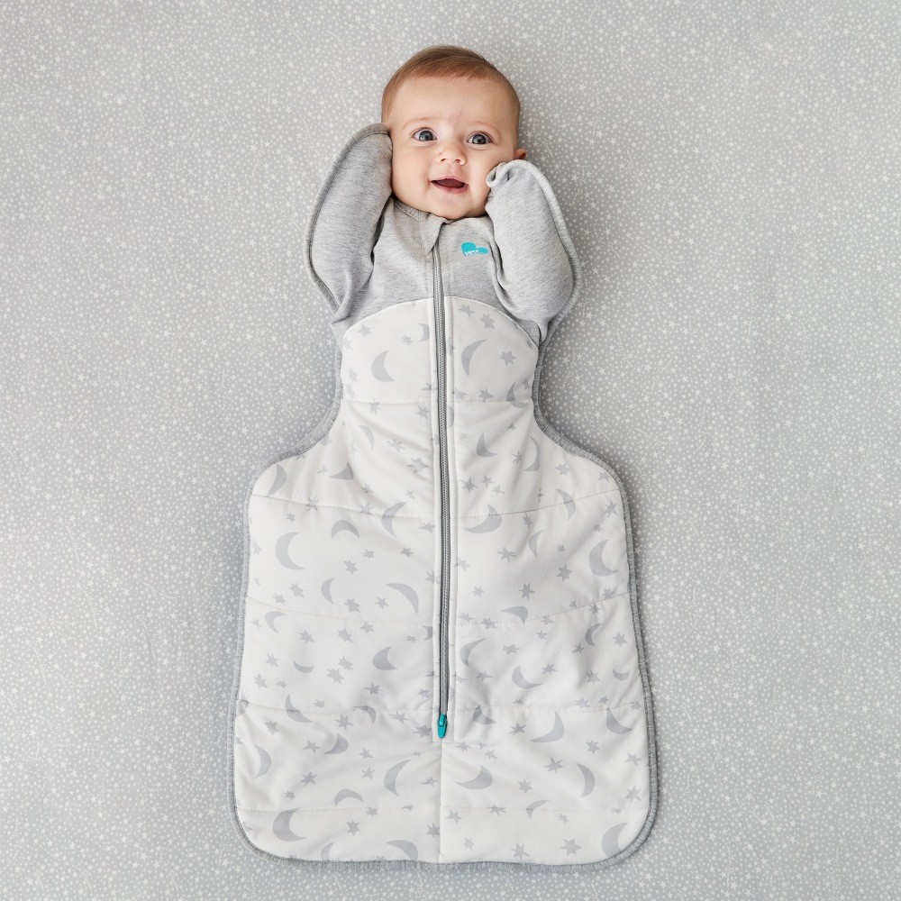 Love To Dream Swaddle Up 3.5 Tog Moonlight White Medium Swaddles