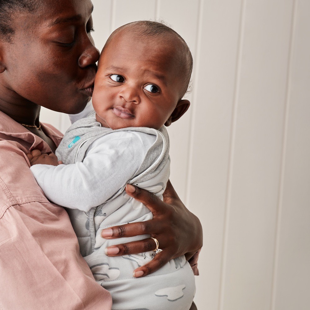 Love To Dream Swaddle Up Trans Bag 3.5 Tog South Pole Grey Medium