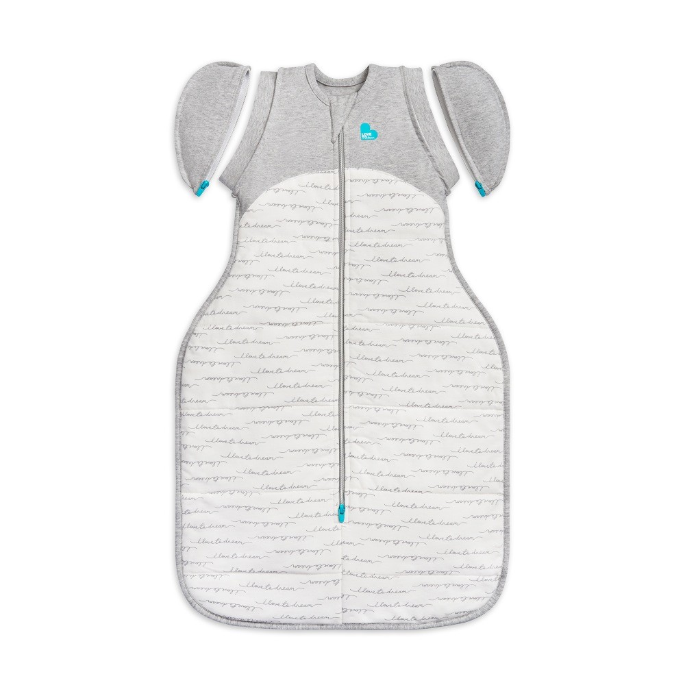 Love To Dream Swaddle Up Trans Bag Signature 2.5 Tog White Medium