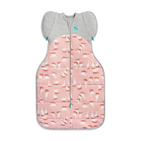 Love To Dream Swaddle Up Trans Bag Silly Goose 2.5 Tog Dusty Pink Medium