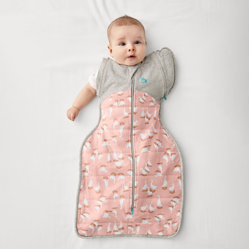 Love To Dream Swaddle Up Trans Bag Silly Goose 2.5 Tog Dusty Pink Large
