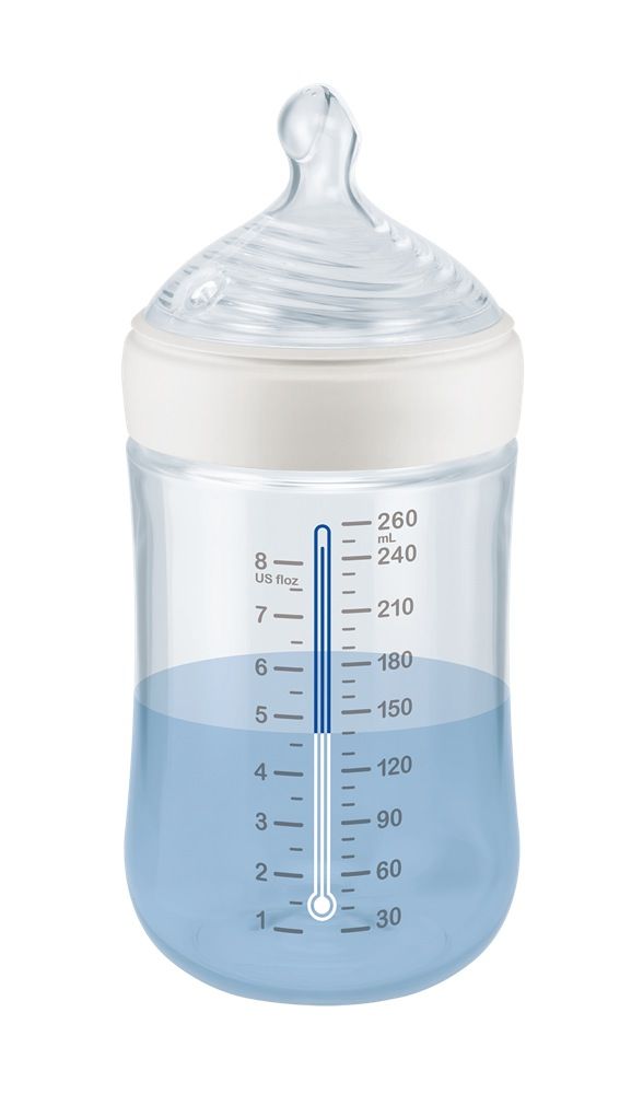 Nuk Nature Sense Bottle with Temperature Control - Medium Flow teat ...