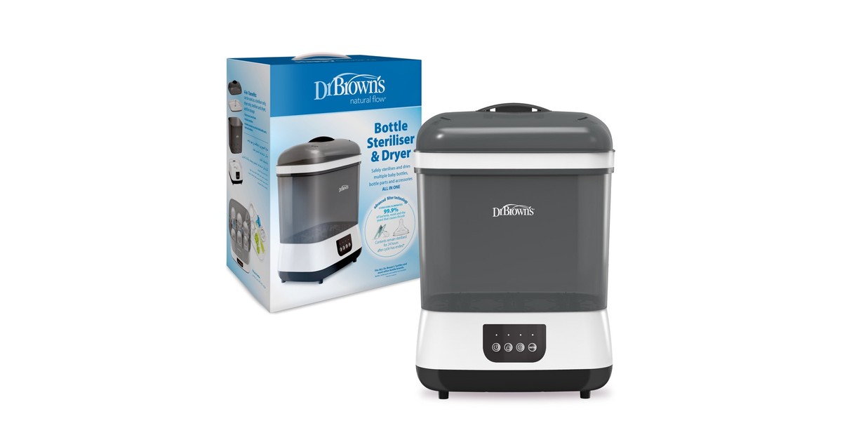 Dr Browns Electric Clean Steam Steriliser and Dryer Baby Bunting NZ